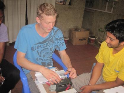 Christian Koster als Zivi in Bangladesch