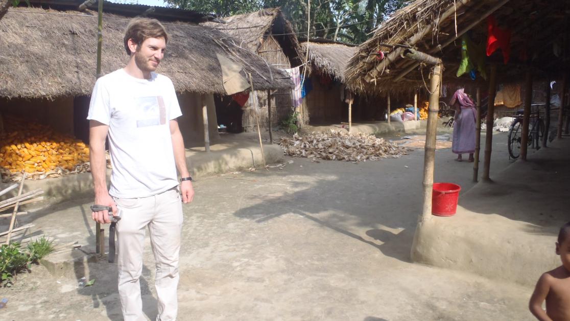 Michael Wipf als Zivi in Bangladesch